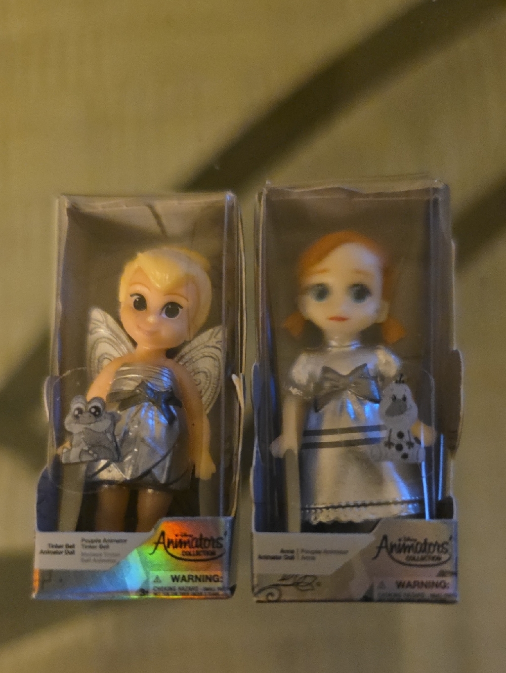 ZURU  Mini Brands Disney 100th Anniversary Edition ~Animator TINKERBELL + Anna